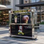 Commercial kitchen equipment supplier in Hyderabad, Telangana with stainless steel cooking range.