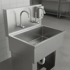 Industrial restaurant kitchen setup in Hyderabad, Telangana for hotels and catering businesses.