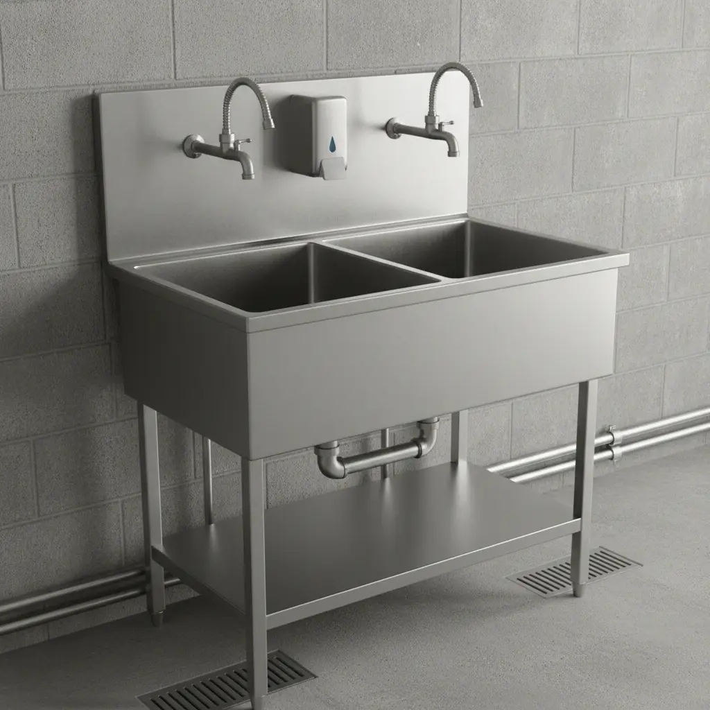 Industrial restaurant kitchen setup in Hyderabad, Telangana for hotels and catering businesses.